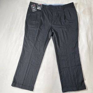 NWT Roundtree & Yorke TravelSmart Deep Navy/Black & Blue Dress Pants 48x30